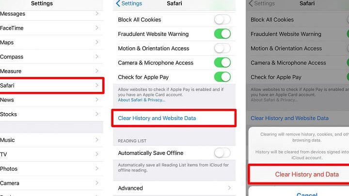 2024 kilavuzu iphoneda internet gecmisini kalici olarak nasil silebilirim tarayici ayak izlerini kaldirin