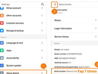 Android Aygıtında USB Hata Ayıklamayı Etkinleştirme 5 android aygitinda usb hata ayiklamayi etkinlestirme