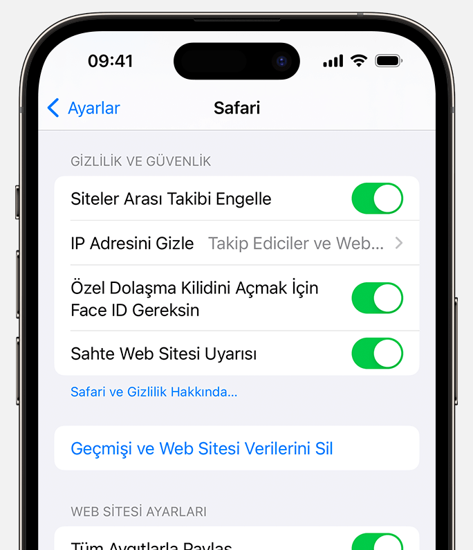 bilgisayardan iphone tarayici gecmisi nasil goruntulenir