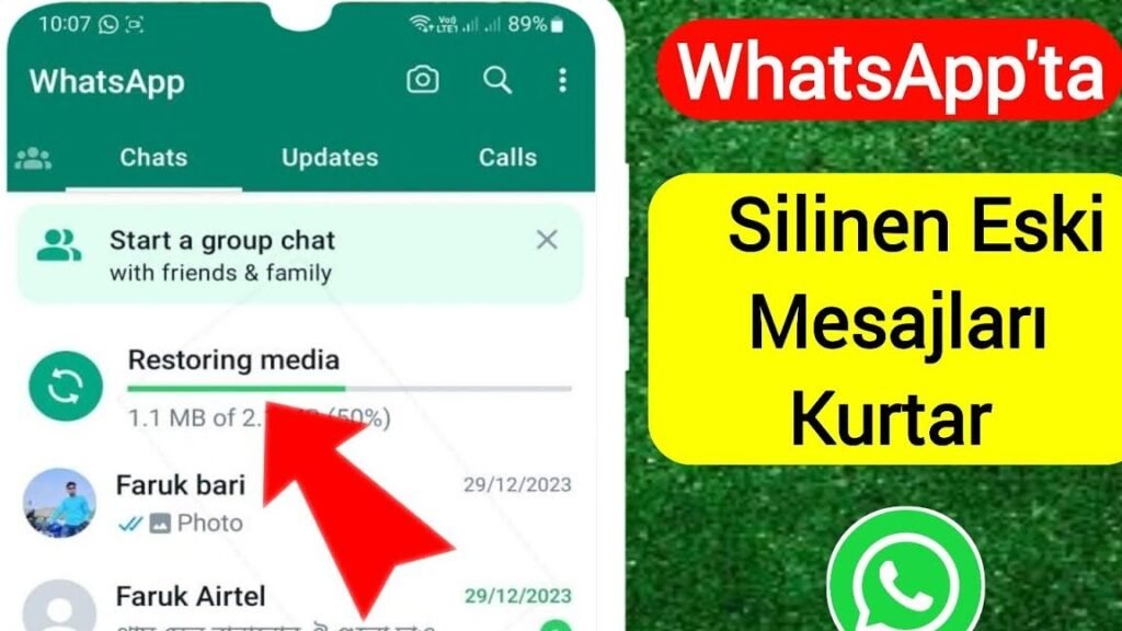 bir android cihazi bicimlendirdikten sonra whatsapp mesajlarini kurtar 2024 guncellemesi