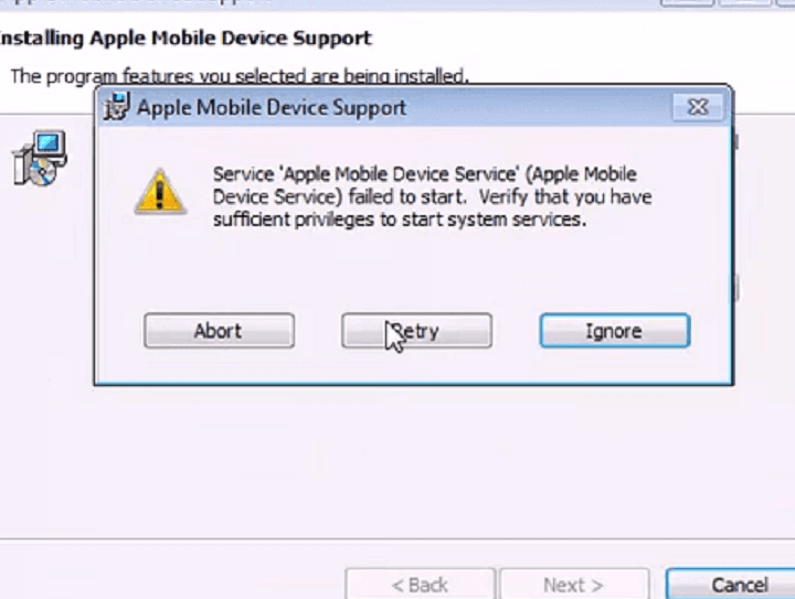 cozuldu apple mobil aygit hizmeti baslatilamadi