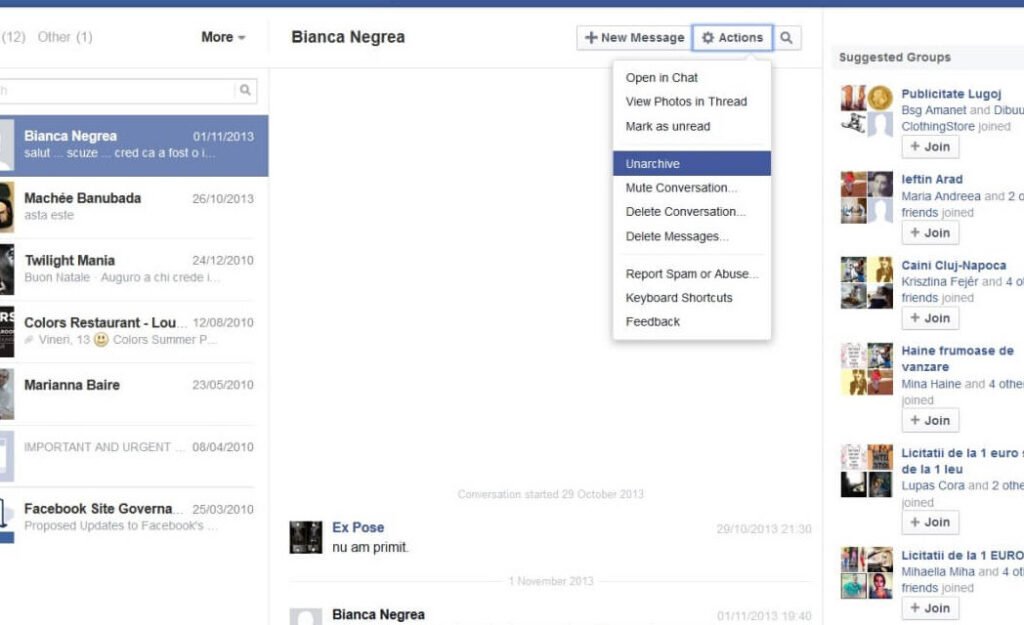 Facebook Messenger'da Mesajlar Nasıl Arşivlenir ve Arşivden Çıkarılır 1 facebook messengerda mesajlar nasil arsivlenir ve arsivden cikarilir