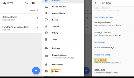 google yedekleme androidde calismiyor