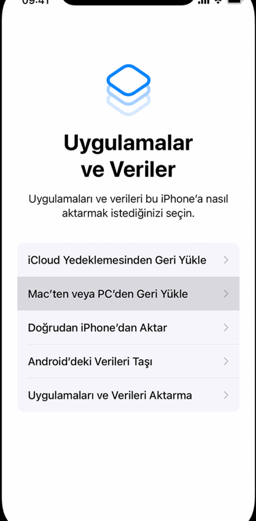 icloud olmadan eski iphonedan yeni iphonea veri aktarma