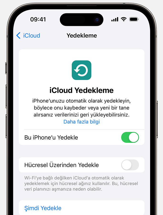 iphone iclouda nasil yedeklenir