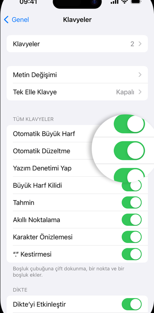 iPhone'da Otomatik Düzeltme Nasıl Kapatılır? 5 iphoneda otomatik duzeltme nasil kapatilir