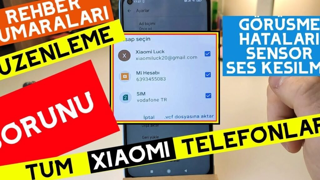 Kişileri Eski Telefondan XiaoMi Mix 2S'ye Yedekleyin ve Geri Yükleyin 5 kisileri eski telefondan xiaomi mix 2sye yedekleyin ve geri yukleyin