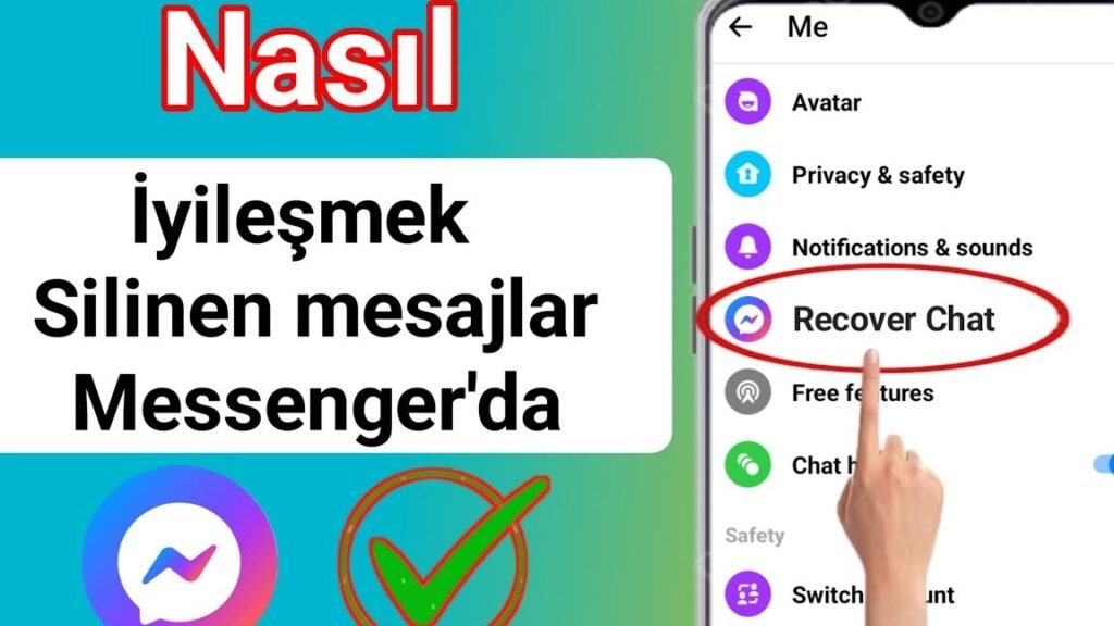 messengerda kalici olarak silinen mesajlar nasil kurtarilir