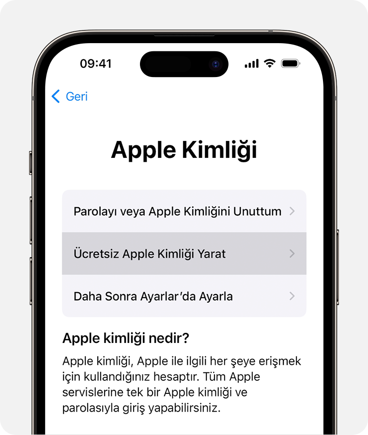 ios 17 iphone 14 pro device setup create a free apple id