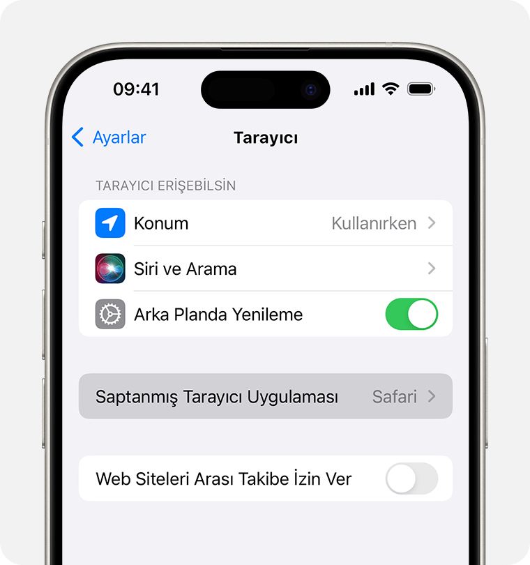 ios 17 iphone 15 pro settings third party browser