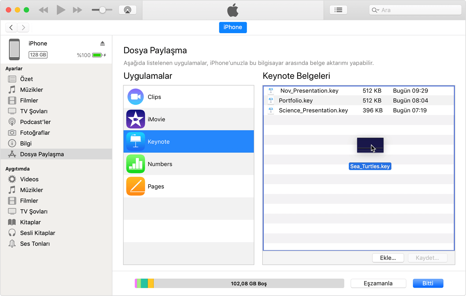 macos mojave iphone12 pro itunes file sharing apps document add