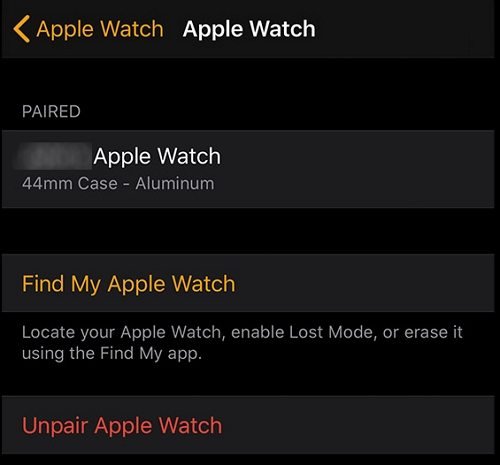 apple watch activation lock