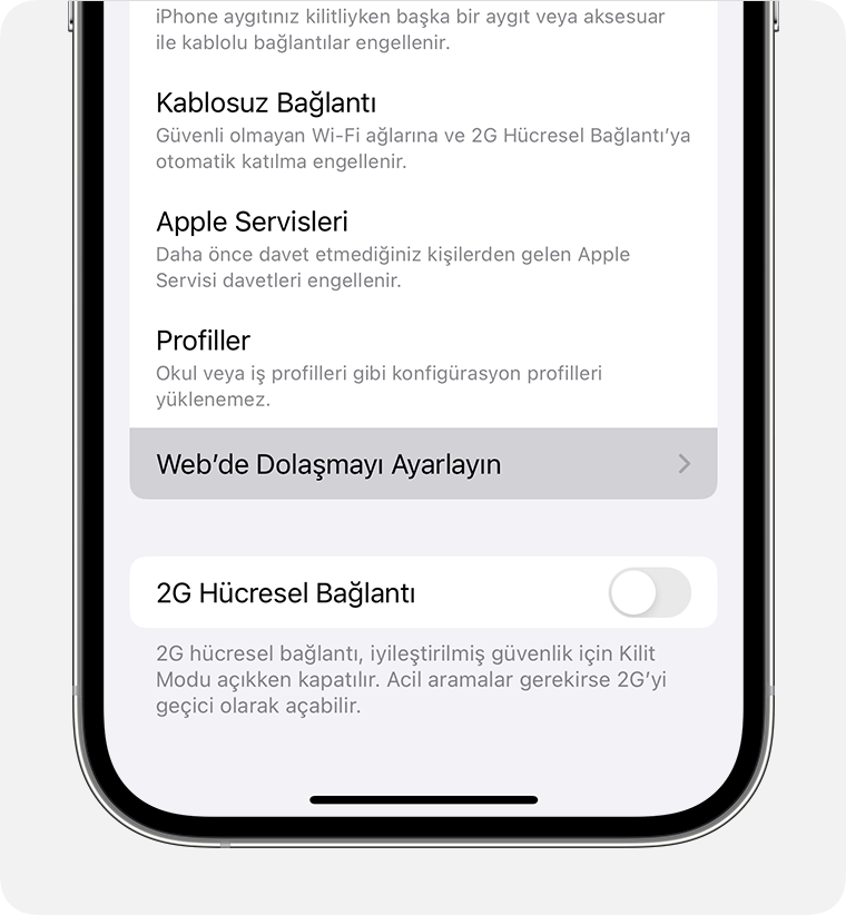 ios 17 iphone 14 pro settings privacy security lockdown mode configure web browsing