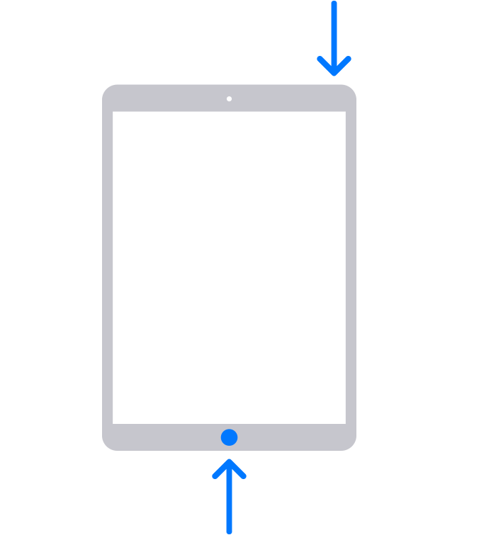 ipad home button force restart