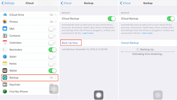 icloud backup