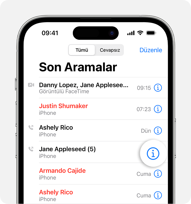 ios 16 iphone 14 pro calls recent info
