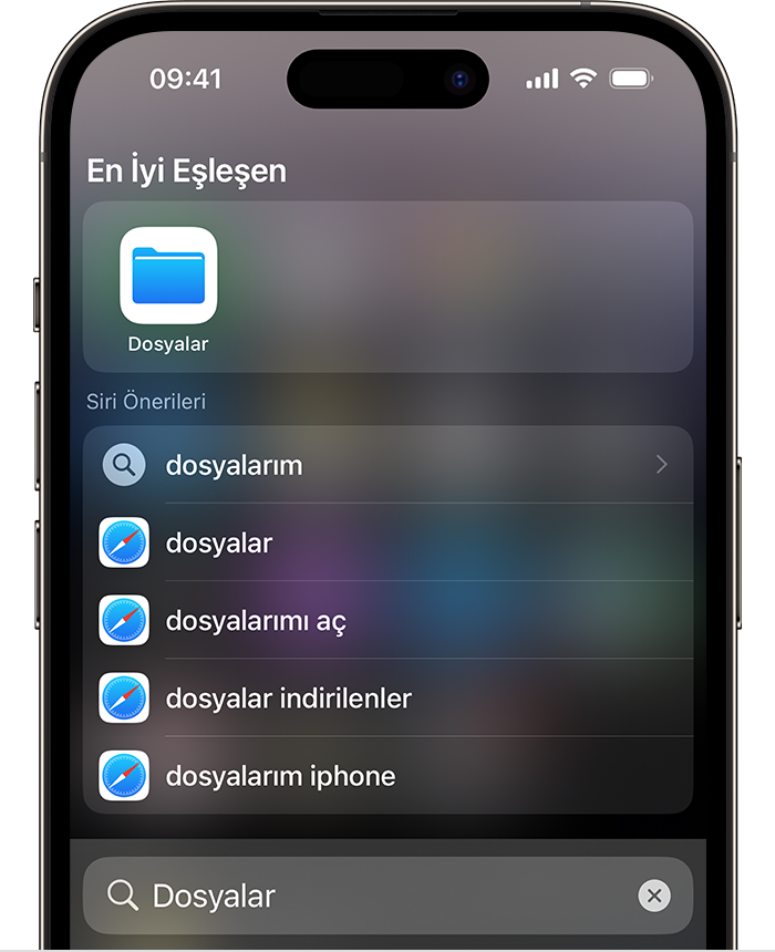 ios 16 iphone 14 pro home screen search files app