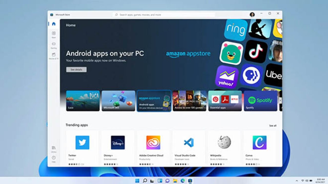 Windows 11de Google Play Store yukleme 399