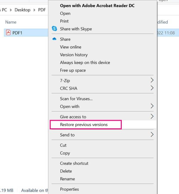 adobe acrobat repair tool restore from previous versions