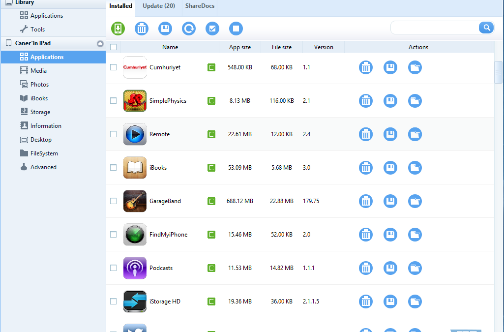 itools applications