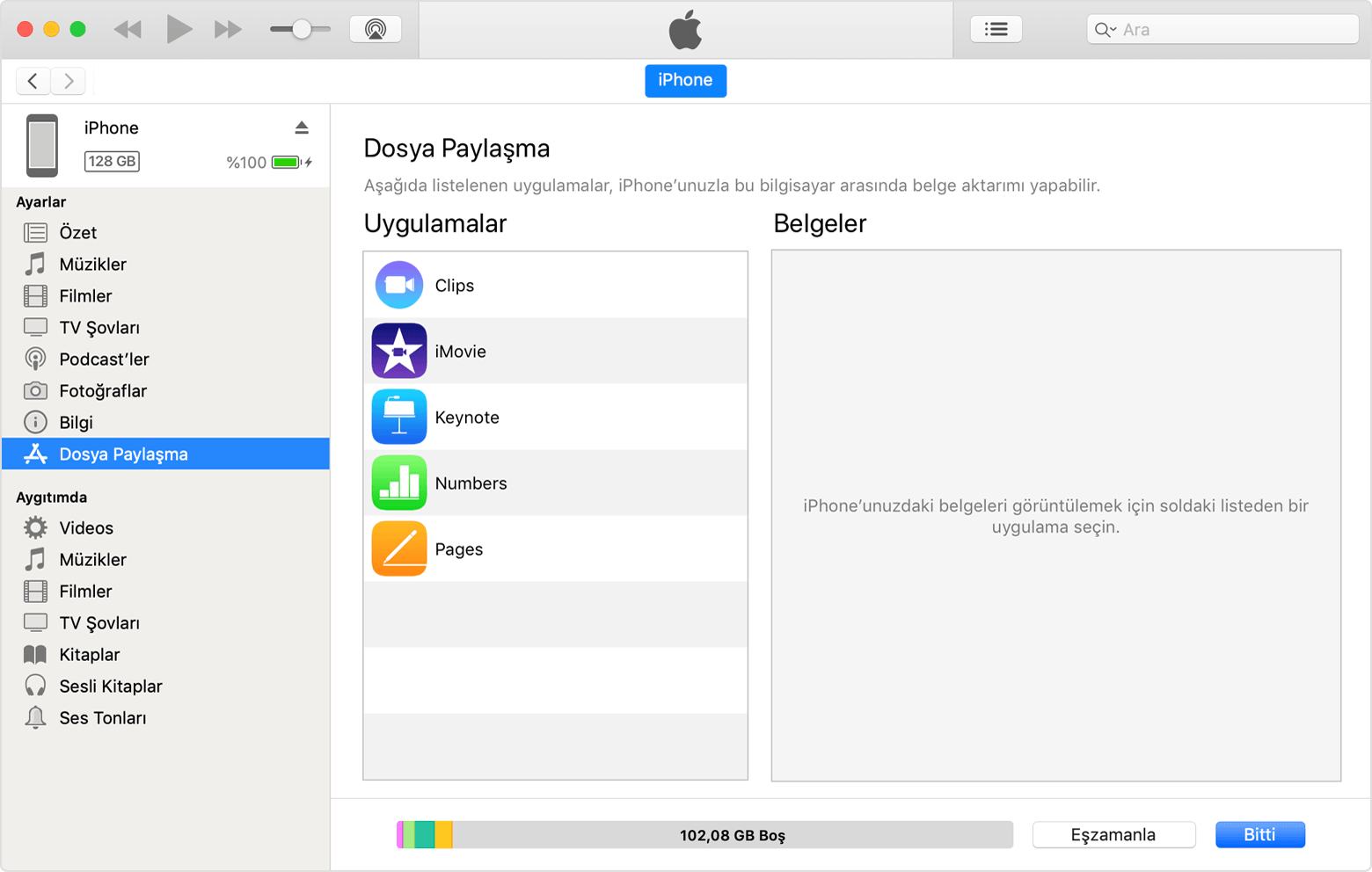 macos mojave itunes iphone12 pro connected file sharing