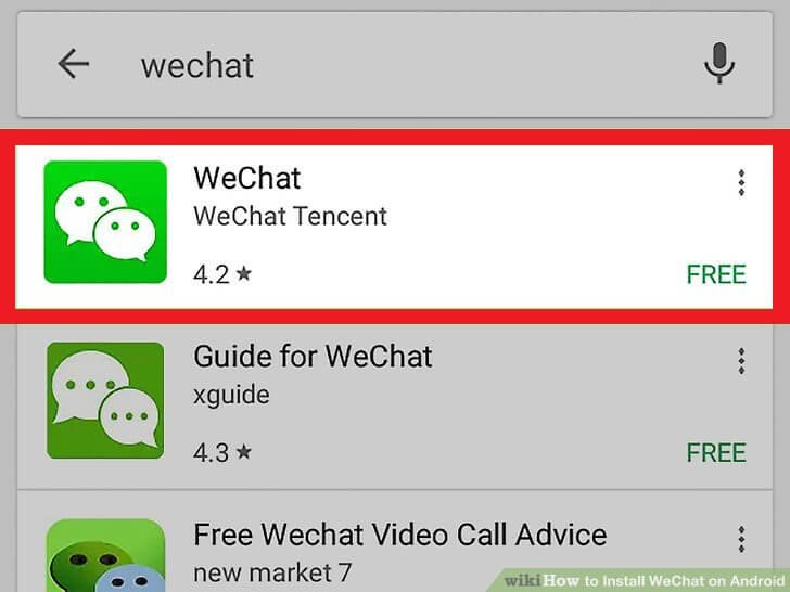 reinstall wechat