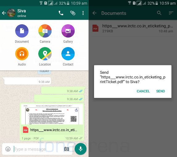 whatsapp pdf gonderme android 020316